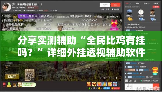 分享实测辅助“全民比鸡有挂吗？”详细外挂透视辅助软件教程
