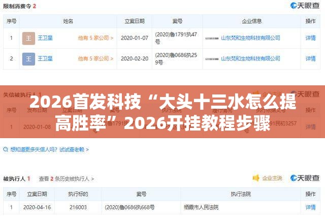 2026首发科技“大头十三水怎么提高胜率”2026开挂教程步骤