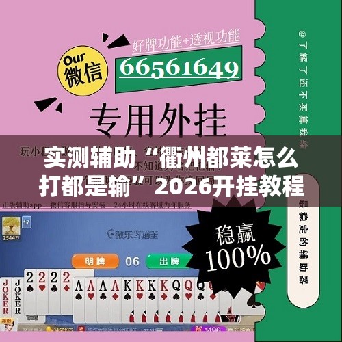 实测辅助“衢州都莱怎么打都是输”2026开挂教程步骤