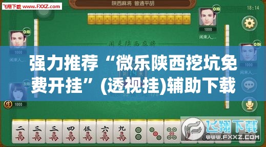 强力推荐“微乐陕西挖坑免费开挂”(透视挂)辅助下载教程