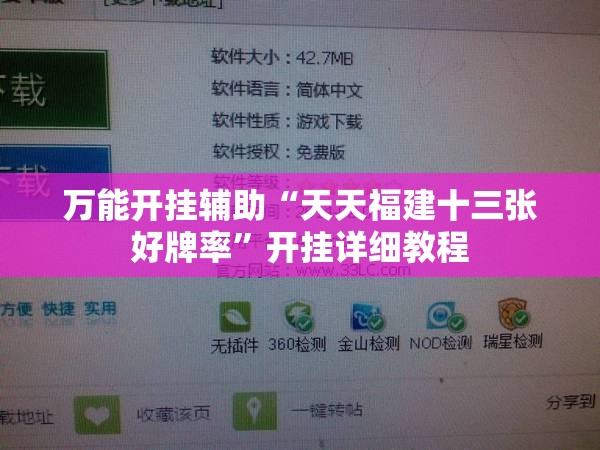 万能开挂辅助“天天福建十三张好牌率	”开挂详细教程