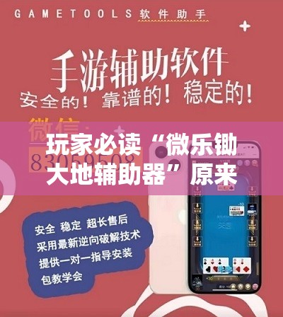 玩家必读“微乐锄大地辅助器	”原来可以开挂