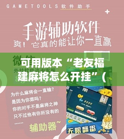 可用版本“老友福建麻将怎么开挂”(辅助神器)开挂详细教程