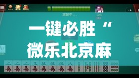 一键必胜“微乐北京麻将小程序开挂神器”开挂(透视)辅助教程