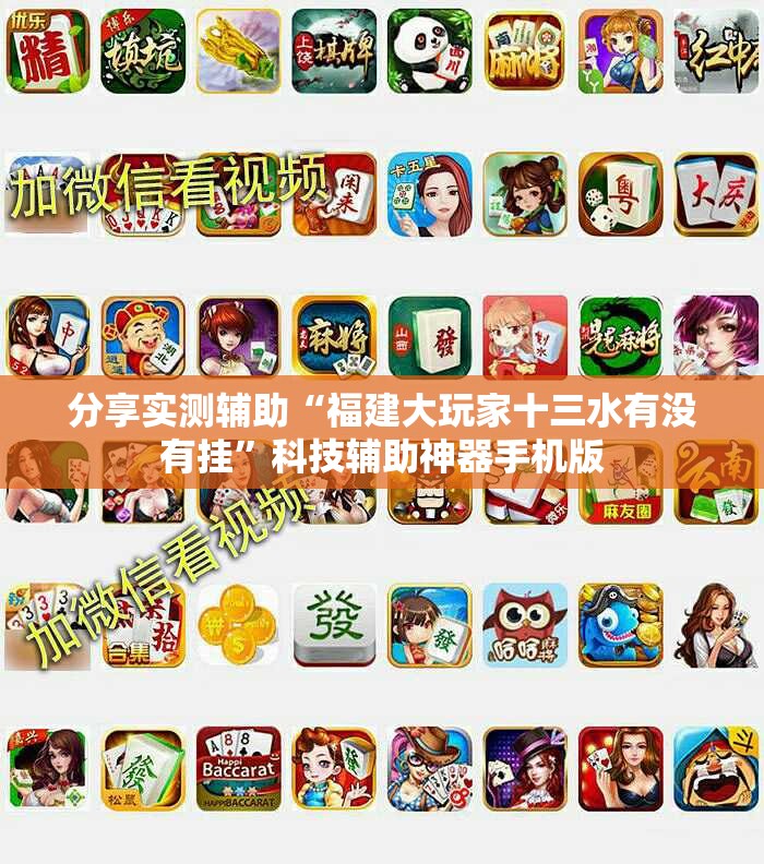 分享实测辅助“福建大玩家十三水有没有挂”科技辅助神器手机版