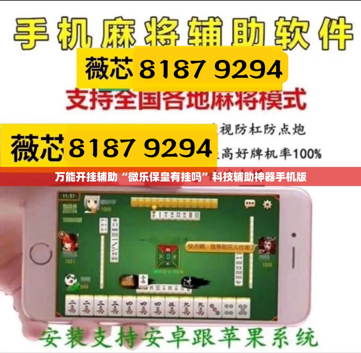 万能开挂辅助“微乐保皇有挂吗”科技辅助神器手机版