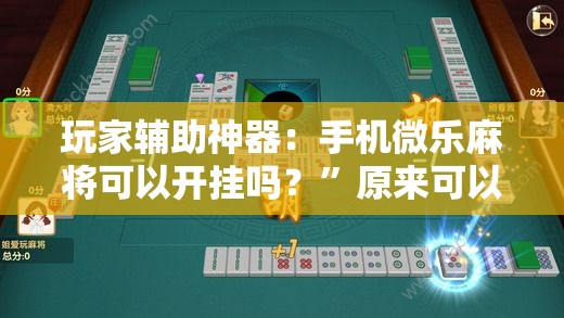玩家辅助神器：手机微乐麻将可以开挂吗？”原来可以开挂
