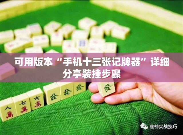 可用版本“手机十三张记牌器	”详细分享装挂步骤