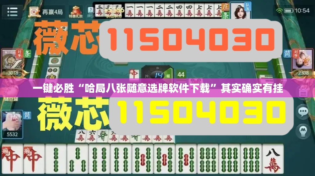 一键必胜“哈局八张随意选牌软件下载”其实确实有挂