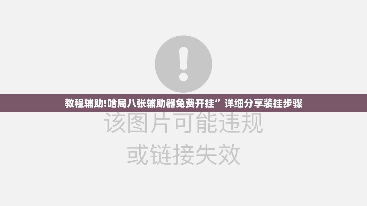 教程辅助!哈局八张辅助器免费开挂”详细分享装挂步骤