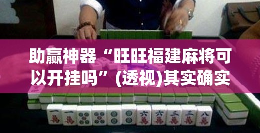 助赢神器“旺旺福建麻将可以开挂吗	”(透视)其实确实有挂