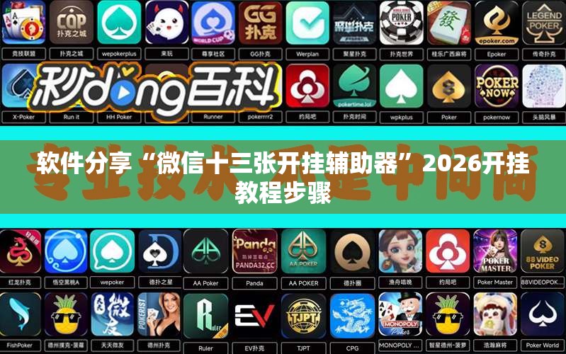 软件分享“微信十三张开挂辅助器”2026开挂教程步骤