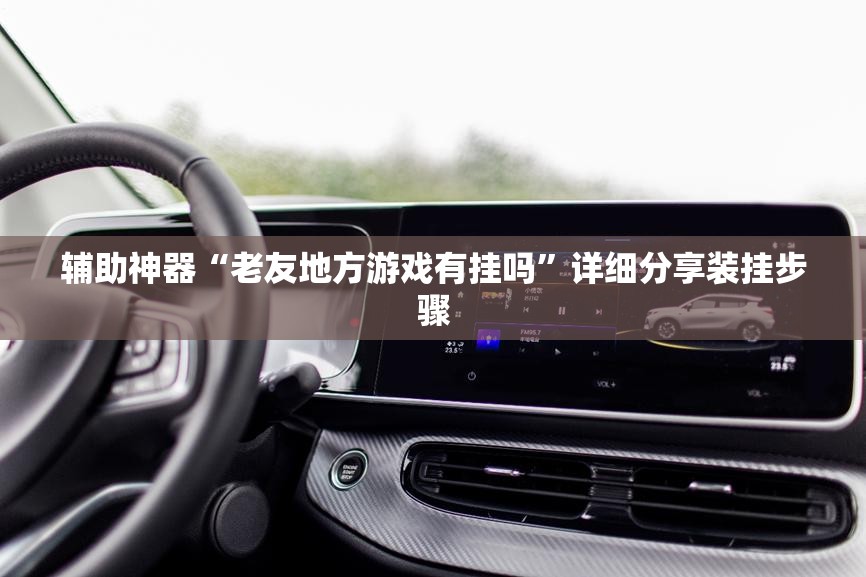 辅助神器“老友地方游戏有挂吗”详细分享装挂步骤