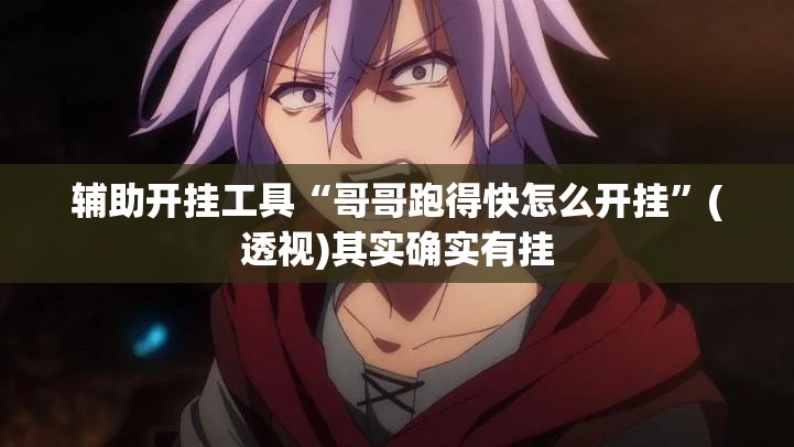 辅助开挂工具“哥哥跑得快怎么开挂”(透视)其实确实有挂