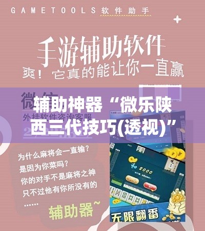 辅助神器“微乐陕西三代技巧(透视)”开挂辅助脚本+详细开挂安装教程