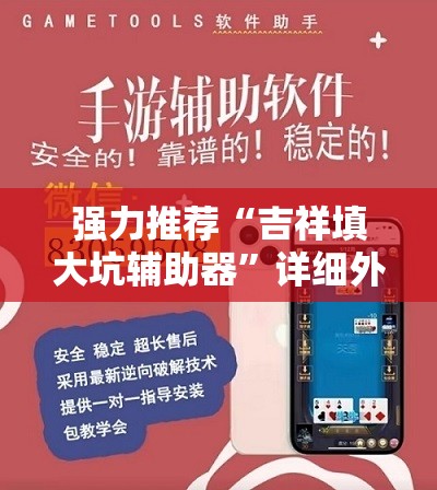 强力推荐“吉祥填大坑辅助器	”详细外挂透视辅助软件教程
