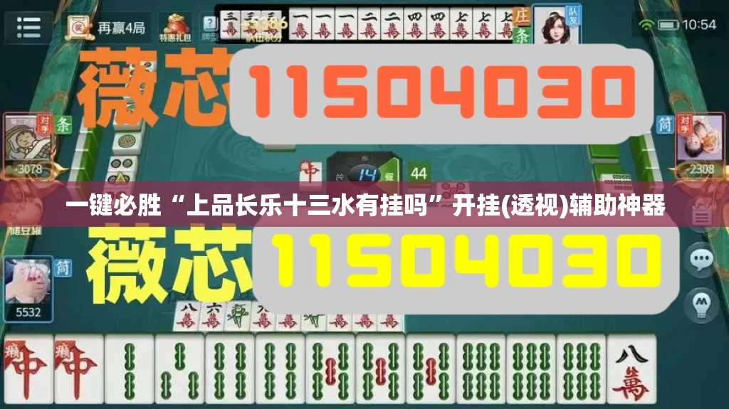 一键必胜“上品长乐十三水有挂吗	”开挂(透视)辅助神器