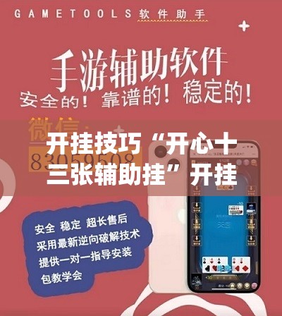 开挂技巧“开心十三张辅助挂”开挂(透视)辅助教程