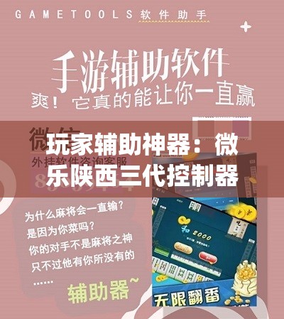 玩家辅助神器：微乐陕西三代控制器”(辅助神器)开挂详细教程