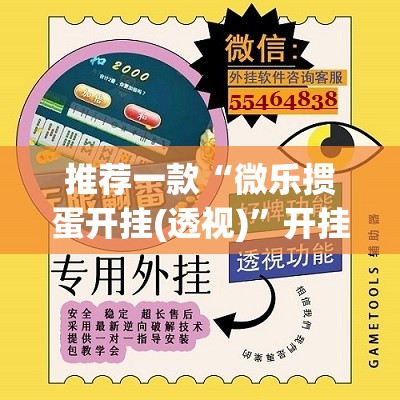 推荐一款“微乐掼蛋开挂(透视)”开挂辅助脚本+详细开挂安装教程