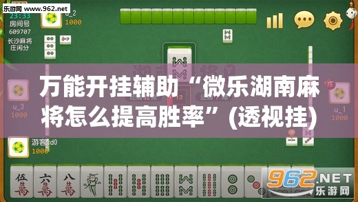 万能开挂辅助“微乐湖南麻将怎么提高胜率	”(透视挂)辅助下载教程
