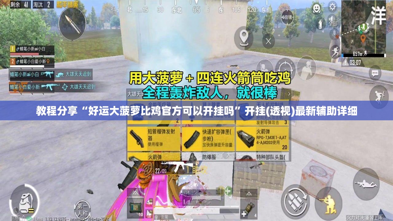 教程分享“好运大菠萝比鸡官方可以开挂吗”开挂(透视)最新辅助详细