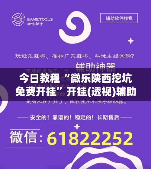 今日教程“微乐陕西挖坑免费开挂”开挂(透视)辅助神器