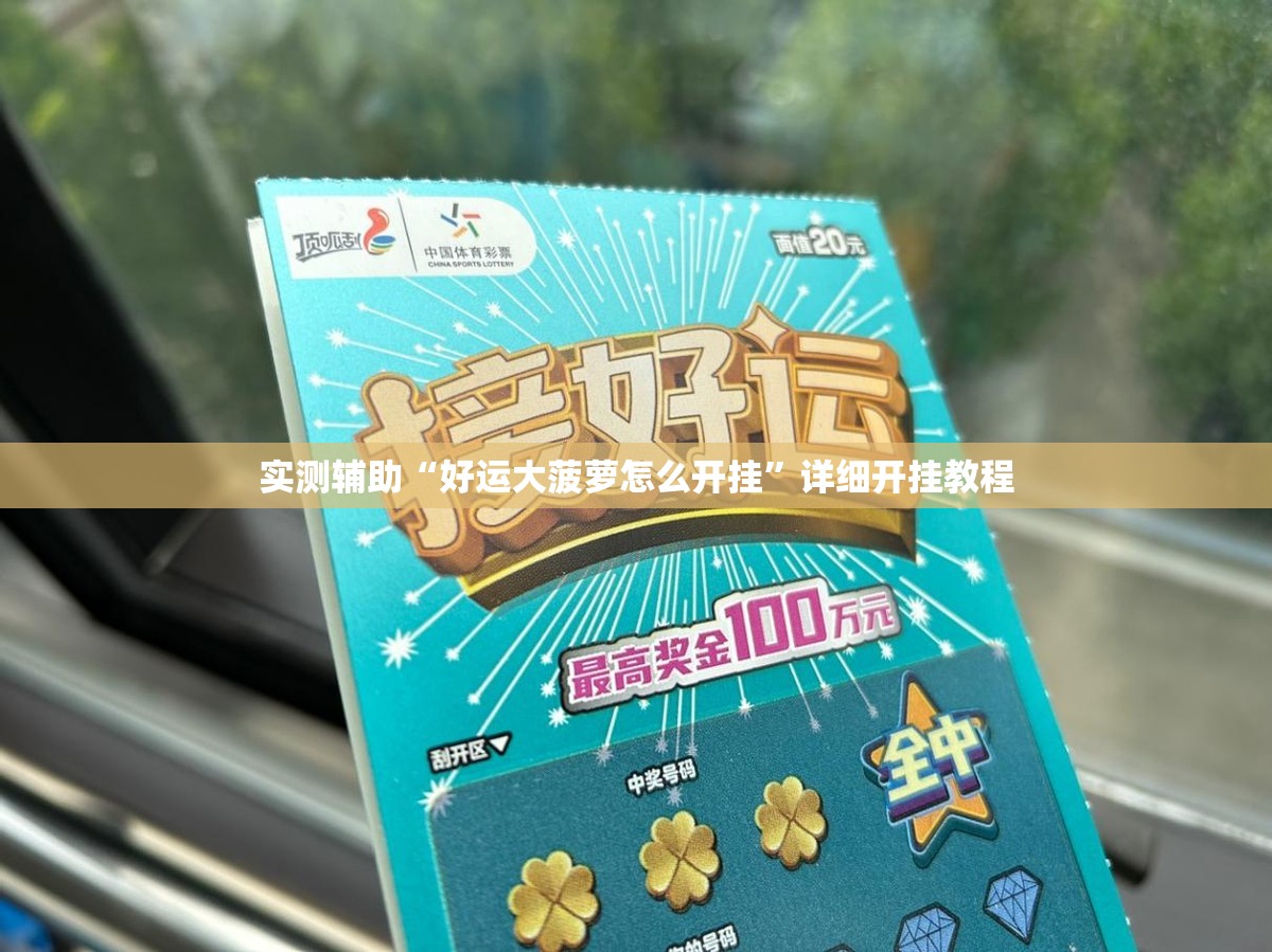 实测辅助“好运大菠萝怎么开挂”详细开挂教程