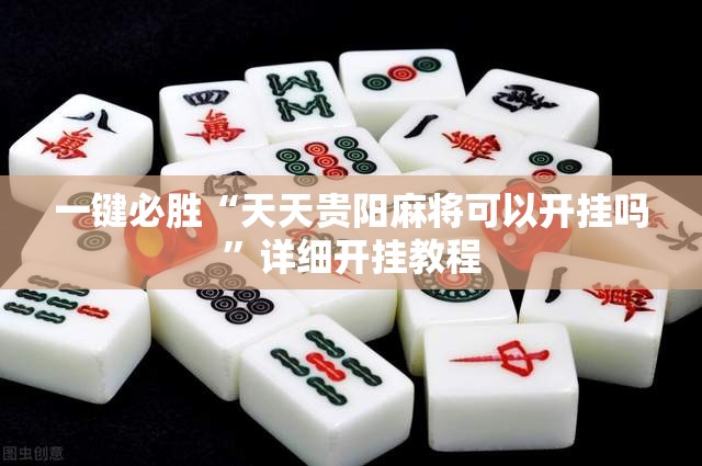 一键必胜“天天贵阳麻将可以开挂吗”详细开挂教程