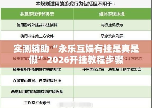 实测辅助“永乐互娱有挂是真是假”2026开挂教程步骤