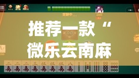推荐一款“微乐云南麻将小程序必赢神器免费安装”开挂(透视)辅助神器