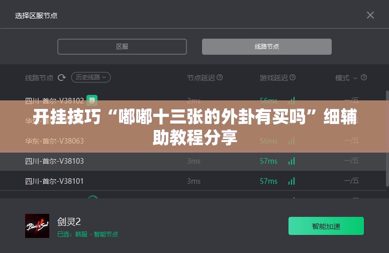 开挂技巧“嘟嘟十三张的外卦有买吗”细辅助教程分享